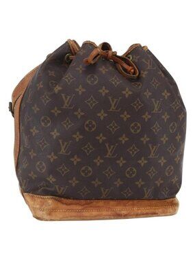 Authentic LOUIS VUITTON Monogram Noe Shoulder Bag M42224 LV